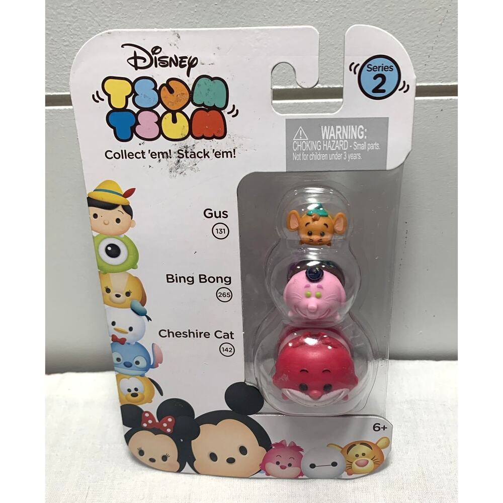Disney Tsum Tsum Series 2 - Cheshire Cat (142), Bing Bong (265), Gus (131)